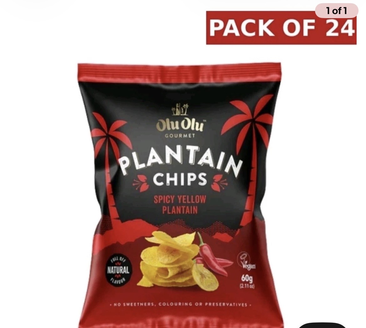 Olu Olu Plantain Chips Sweet & Chilli (Red)